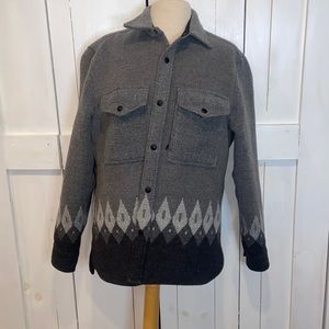 J Crew Destination Grey Wool Blend Shacket